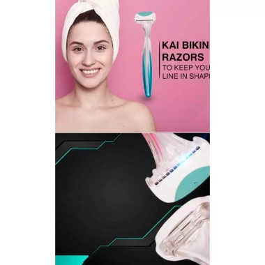 Set 2 Dao Cạo Bikini Kai Nhựa - Razor An Toàn, Cạo Mượt, Giá Ưu Đãi 47.000đ 4