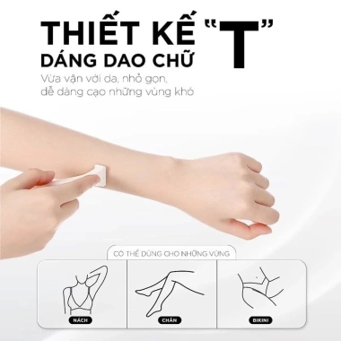 Set 2 dao cạo bikini Vacosi Lady Razor Kit siêu mịn không gây kích ứng giá 48.000đ 4