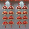 Set 2 dây quạt câu đối treo Tết May Mắn Đón Năm Mới Dải quạt vàng 90cm decor tài lộc giá 88.000₫ 4