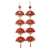Set 2 dây quạt câu đối treo Tết May Mắn Đón Năm Mới Dải quạt vàng 90cm decor tài lộc giá 88.000₫ 5
