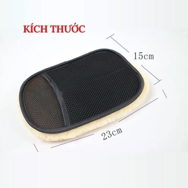Set 2 Găng Tay Lông Cừu 2 Mặt Cao Cấp – Bao Tay Rửa Xe Máy & Ô Tô, Giá ưu đãi 43.000