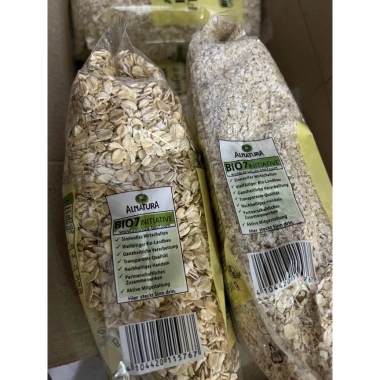 Sét 2 gói 1kg yến mạch nhập khẩu Đức - nguyên hạt, nguyên cám, chỉ 50.000₫ (giảm từ 61.500₫)