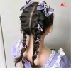 Sét 2 kẹp nơ Kuromi chuỗi ngọc cho bé giá ưu đãi 56.000đ siêu đáng yêu 3