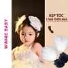 Sét 2 Kẹp Tóc Lông Vũ Đính Ngọc Trai - Thời Trang Cosplay, Giá 40.500 VND