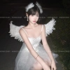 Sét 2 Kẹp Tóc Lông Vũ Đính Ngọc Trai - Thời Trang Cosplay, Giá 40.500 VND 5