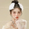 Sét 2 Kẹp Tóc Lông Vũ Đính Ngọc Trai - Thời Trang Cosplay, Giá 40.500 VND 7