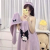 Set 2 khăn tắm gấu dâu LOSTO siêu mềm thấm hút tốt kèm túi Zip FREESHIP 10