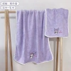 Set 2 khăn tắm & mặt Kuromi siêu thấm hút ẩm, mềm mại, khô nhanh, đẹp - mua sỉ ưu đãi 9
