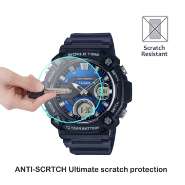 Set 2 Kính Cường Lực Cao Cấp Bảo Vệ Màn Hình Casio AEQ-120W MW-610H 61.446 VND