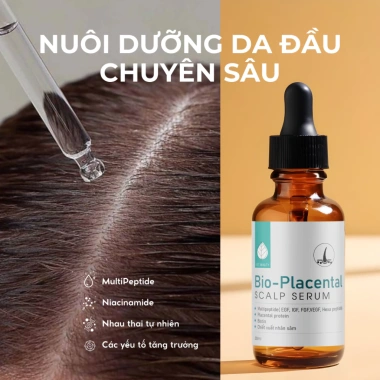 Set 2 lọ Serum Dưỡng Nang Tóc & Da Đầu Bio-Placental 30ml - 259.000, mọc tóc nhanh 8