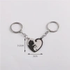 Set 2 Mèo Tình Yêu Móc Khóa Dây Chuyền Nam Nữ Thép Không Gỉ Chống Mất Eo Treo 3