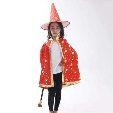 Set 2 Món Áo Choàng & Nón Phù Thủy Halloween Cho Bé - Giá Ưu Đãi 99.684₫ 3