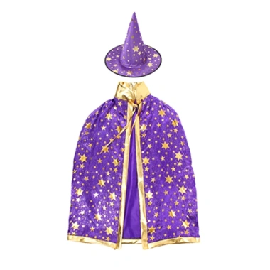 Set 2 Món Áo Choàng & Nón Phù Thủy Halloween Cho Bé - Giá Ưu Đãi 99.684₫ 16