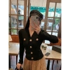 Set 2 món áo len cardigan + chân váy dài xếp ly tiểu thư QCCC KK SP366 - 179k 6