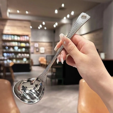 Sét 2 Muôi Múc Canh Muôi Thủng Inox Siêu Đẹp Cao Cấp - Giá 24.900đ