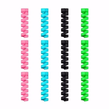 Set 2 Phụ Kiện Bảo Vệ Dây Cáp Sạc Tai Nghe Nhựa Hình Xoắn Ốc Giá 12.384 VND 2 Set 2 Phụ Kiện Bảo Vệ Dây Cáp Sạc Tai Nghe Nhựa Hình Xoắn Ốc Giá 12.384 VND 2