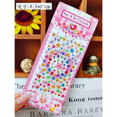 Set 2 Sticker hạt đá dán trang trí DIY - Keo dán mạnh, giá ưu đãi 52.000₫