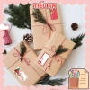Set 2 Tờ Nhãn Dán Sticker 20 & 26 Miếng Dài Dán Hộp Quà Noel Xinh Xắn - Giá 8.000₫ 2