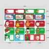 Set 2 Tờ Nhãn Dán Sticker 20 & 26 Miếng Dài Dán Hộp Quà Noel Xinh Xắn - Giá 8.000₫ 9
