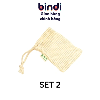 Set 2 Túi Đựng Xà Phòng Tạo Bọt 100% Cotton - Sạch, Bền, Thân Thiện Môi Trường 6