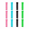 Set 2 vỏ bảo vệ dây cáp tai nghe xoắn ốc màu ngẫu nhiên, chống rối, tuổi thọ cao