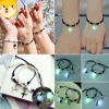 Set 2 Vòng Tay Nam Châm Dạ Quang Điều Chỉnh cho Cặp Đôi Giá ưu đãi 30.000