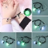 Set 2 Vòng Tay Nam Châm Dạ Quang Điều Chỉnh cho Cặp Đôi Giá ưu đãi 30.000 2