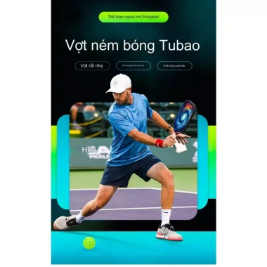 Set 2 vợt Pickleball carbon cao cấp, kèm túi chống sốc và 4 bóng - Giá chỉ 479.000₫