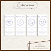 Set 20-50 Nhãn Dán Decal Niên Phong Mặt Cười Tím 6x13cm Chống Nước, Màu Rõ Nét - 8.500₫