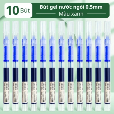 Set 20 Bút Bi Gel Nhiều Màu Ngòi 0.5mm Viết Nhanh Khô Nhanh Nét Chữ Đẹp 21.460 VND