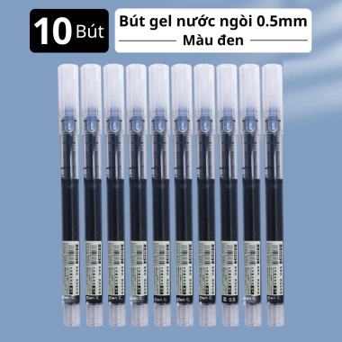 Set 20 Bút Bi Gel Nhiều Màu Ngòi 0.5mm Viết Nhanh Khô Nhanh Nét Chữ Đẹp 21.460 VND