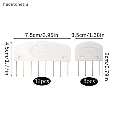 Set 20 chiếc NS Knit Blockers thép không gỉ 2 kích cỡ DIY đan móc 5