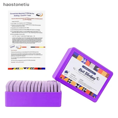 Set 20 chiếc NS Knit Blockers thép không gỉ 2 kích cỡ DIY đan móc 9