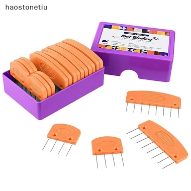 Set 20 chiếc NS Knit Blockers thép không gỉ 2 kích cỡ DIY đan móc 10