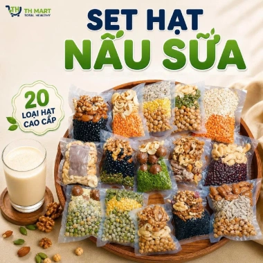 Set 20 Ngày Hạt Dinh Dưỡng Nấu Sữa Mix Sẵn - Ăn Dặm & Cháo Bé, Giá Chỉ 84,648 VND