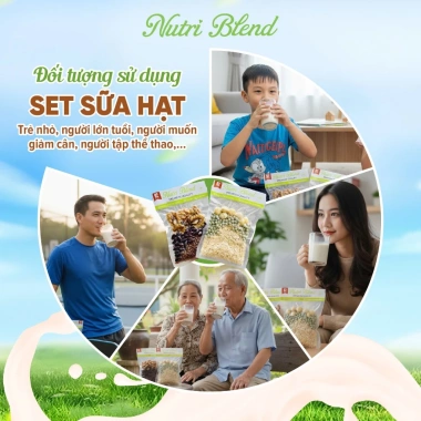 Set 20 Ngày Hạt Dinh Dưỡng Nấu Sữa Mix Sẵn - Ăn Dặm & Cháo Bé, Giá Chỉ 84,648 VND
