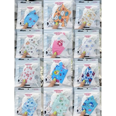 Set 200 khẩu trang lụa Hồng Quân cho bé 1-4 tuổi - Ngăn vi khuẩn, bụi mịn, 145k 2