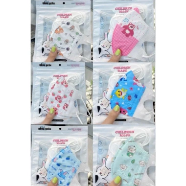 Set 200 khẩu trang lụa Hồng Quân cho bé 1-4 tuổi - Ngăn vi khuẩn, bụi mịn, 145k 5