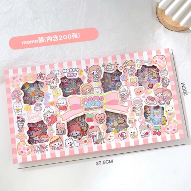 Set 200 sticker hoạt hình dễ thương cho bé - Trang trí sáng tạo, giá 68.000₫