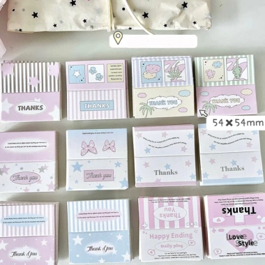 Set 24 Tag Đầu Thank You Gói Card Gói Quà Thẻ Cảm Ơn Đẹp Giá Chỉ 18.000đ