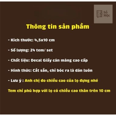 Set 24 Tem Tết Đa Dạng Decal Tem Dán Khô Gà Bò Heo Trâu Gác Bếp Giá 22,000 VND