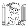 Set 24 tranh tô màu bé tập thể dục A4/A5 80gsm - Giá ưu đãi 7.200 VND 3
