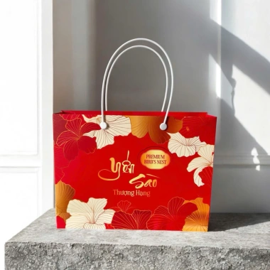 Set 25/50 Túi Giấy ThankU Đỏ Sang Trọng - Lạ Mắt, Nổi Bật, Giá Ưu Đãi 210k
