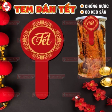Set 28 Tem Niêm Phong Tết 2.026 Ngựa Bính Ngọ - Decal Vinyl Chống Nước Dán Hũ Hạt PET, Hộp Quà Sang Trọng - Giá 21.500đ 3