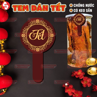 Set 28 Tem Niêm Phong Tết 2.026 Ngựa Bính Ngọ - Decal Vinyl Chống Nước Dán Hũ Hạt PET, Hộp Quà Sang Trọng - Giá 21.500đ 5