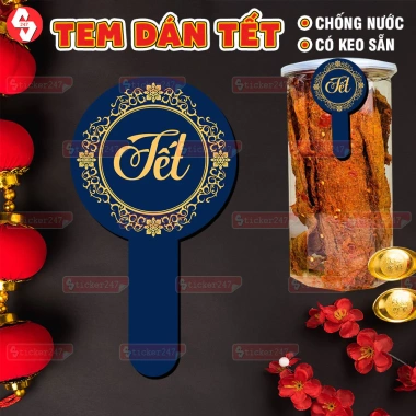 Set 28 Tem Niêm Phong Tết 2.026 Ngựa Bính Ngọ - Decal Vinyl Chống Nước Dán Hũ Hạt PET, Hộp Quà Sang Trọng - Giá 21.500đ 6