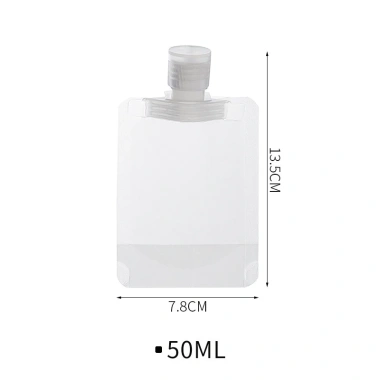 SET 3-4 Lọ Chiết 60ml Dầu Gội & Sữa Tắm Du Lịch - Chai Nắp Nhấn và Túi Zip Giá Sỉ 19.583