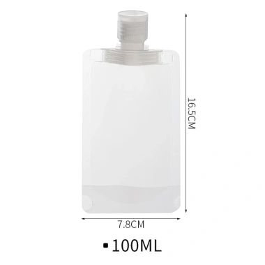 SET 3-4 Lọ Chiết 60ml Dầu Gội & Sữa Tắm Du Lịch - Chai Nắp Nhấn và Túi Zip Giá Sỉ 19.583