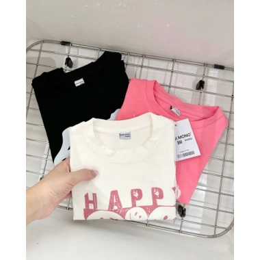 Set 3 áo thun phông rộng D03 cho bé gái - Thiết kế xinh, thoáng mát, giá chỉ 180.000 VND