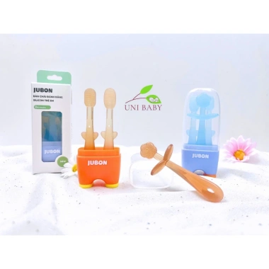 Set 3 Bàn Chải Đánh Răng Rơ Lưỡi Silicon Jubon cho Bé Sơ Sinh 0-18 Tháng, An Toàn, Thú Vị, Giá Ưu Đãi 54.432đ